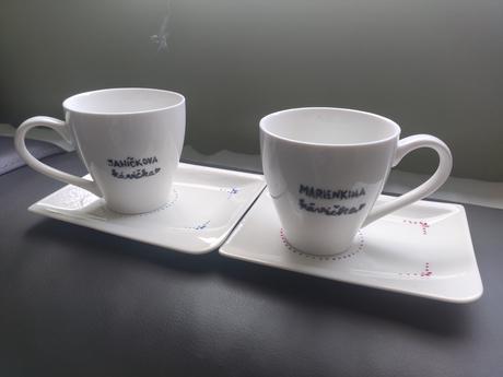 Ručné maľované šálky, 