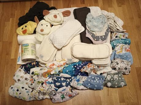 Kapsové nohavičky, vkladačky -viac ako 120ks, 