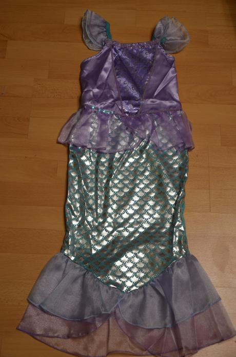 Kostým šaty malá morská panna víla ariel + doplnky, 