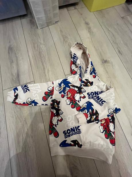 Mikina sonic, h&m,98