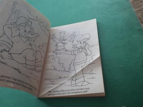 Omalovanka slonik benjamin nemecky a4, 