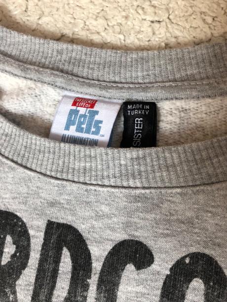 Crop mikina - tajny zivot maznacikov - super stav, new yorker,xs