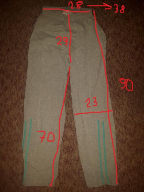 Dievčenské široké sivé tepláky, slovenka,140