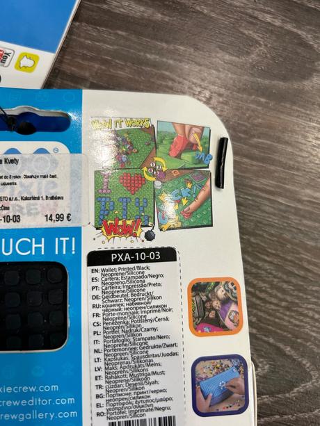 Pixie crew penaženka kvety s pixlami,