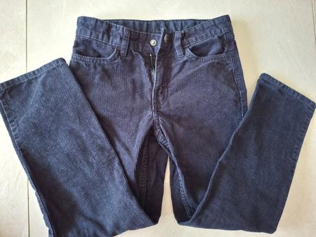 Tmavomodre mencestraky, h&m,128