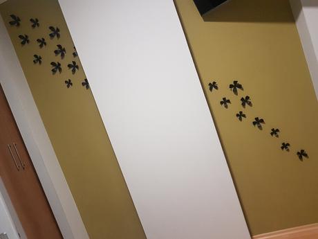 3d kvietky na stenu, 