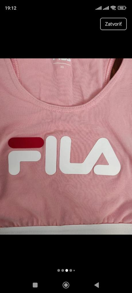 Športová podprsenka fila, fila,xs