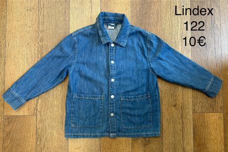 Mäkkučká rifľová košeľa lindex 122, lindex,122