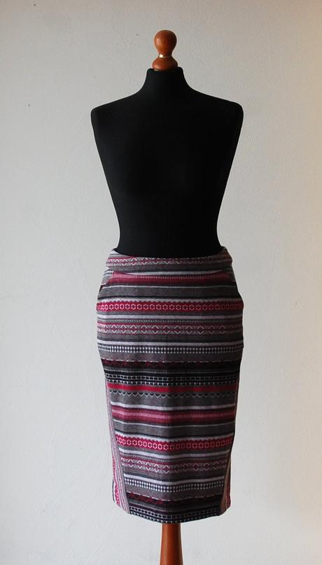 Štýlová etno minisukňa, timeout,s