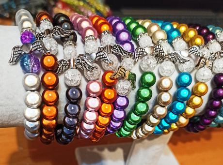 Náramok + anjelik na kľúčenku alebo symple náramok,