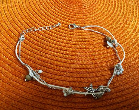 Náramok na členok s príveskami, 