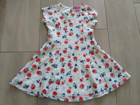 Šatičky s podšívkou s poľnými kvetmi, young dimension,98