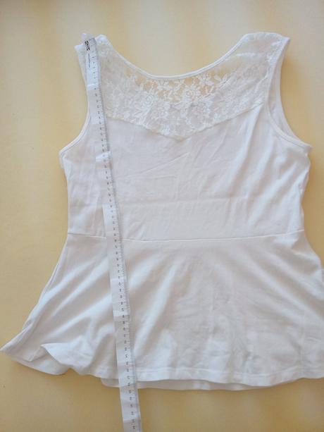 Tielko s čipkou a volanom, mohito,l