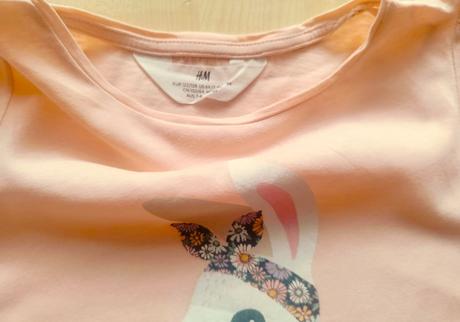 Tričko králiček, h&m,122