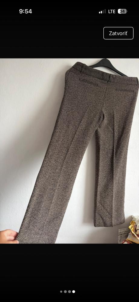 Zara jesene zimne tvidove nohavice 40, zara,40
