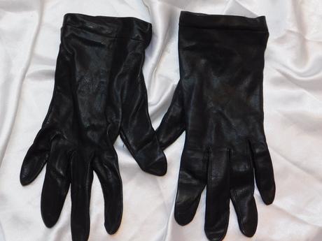 Dámske kožené rukavice, h&m,l