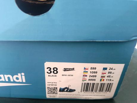 Sandále sprandi nove, č. 38, sprandi,38