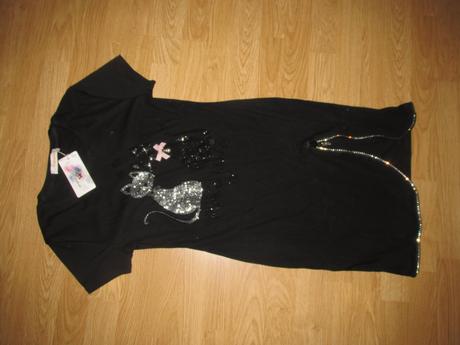 Čierne elastické šaty v. m/l, m