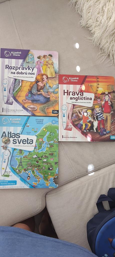 3x albi knižka kuzelne čítanie, 