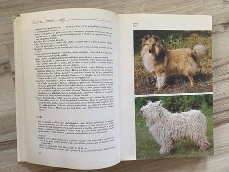 Starý retro atlas plemien psov,