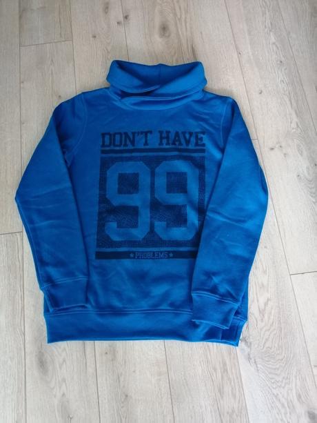 Modrá mikina vel. 170/176, takko,170