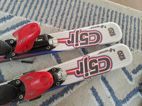 Lyže 120cm a lyžiarky 22.5, 120-129 cm