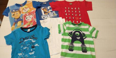 Tričká, krátky rukáv, chlapec, veľ. 110/116, 110