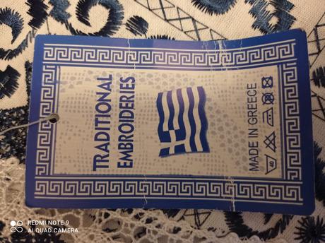 Obrus nový ručne sity, 