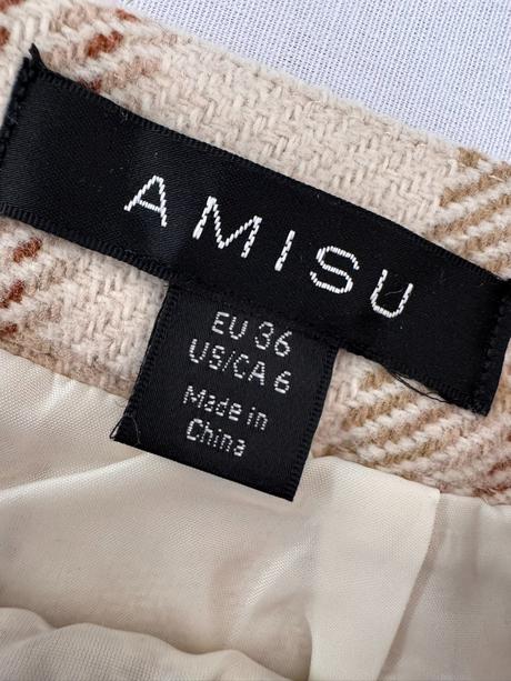 Káro mini sukňa, amisu,s