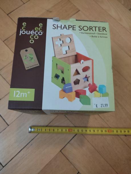 Velka drevena vkladacia kocka, 