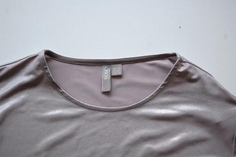 Štýlový metalický top asos, xs