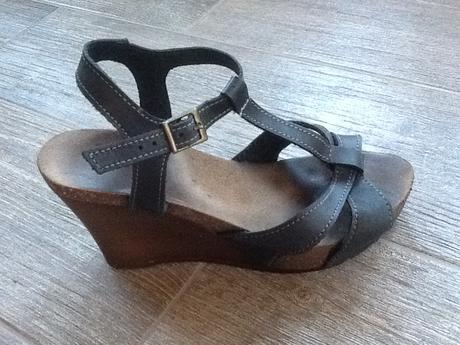 Inblu celokožené sandále na platforme, lasocki,39