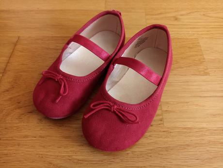 Červené balerínky, h&m,22
