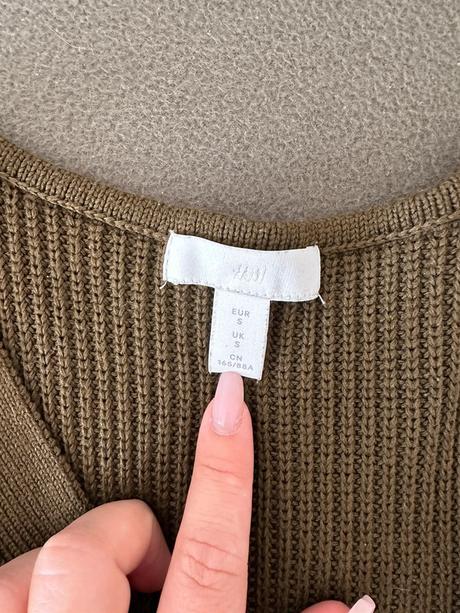 Pletené tielko, h&m,s