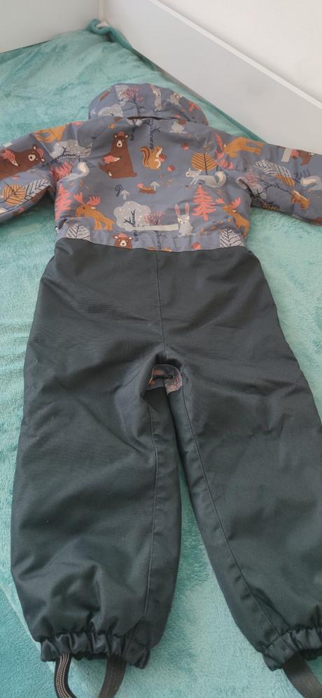 Overal fix, rukavice, nákrčník a čiapka lindex 110, lindex,110