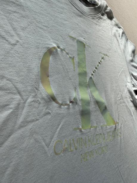 Tričko s lesklou aplikáciou, calvin klein,152