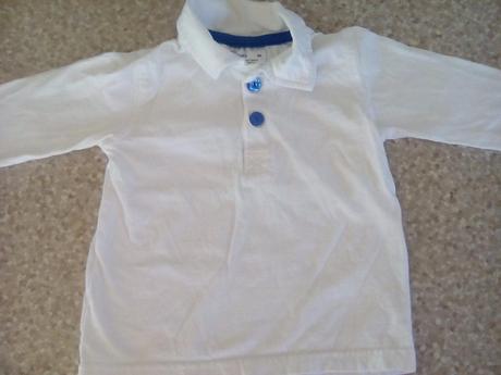 Biele tričko 1x oblečené, kik,80