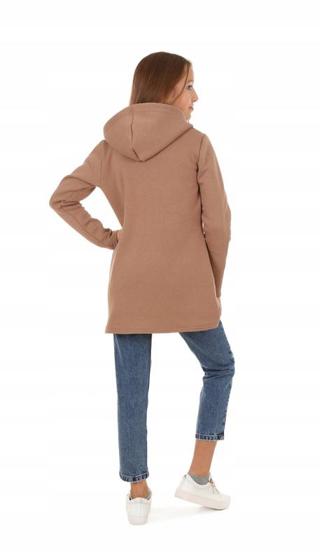 Dievčenská oteplená mikina ,mix farieb, 116 / 122 / 128 / 134 / 140