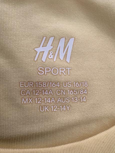 Tričko športové 12-14 rokov, h&m,164