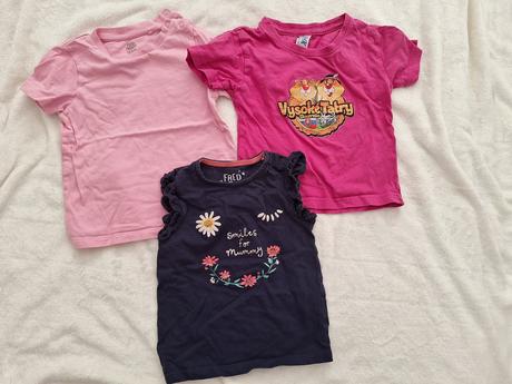Tričká  3 ks, f&f,92