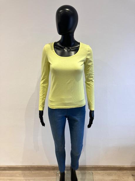 Dámske tričko žlté (32-34), bonprix,xs