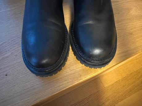 Kožené kotnikove čižmy zara, zara,38