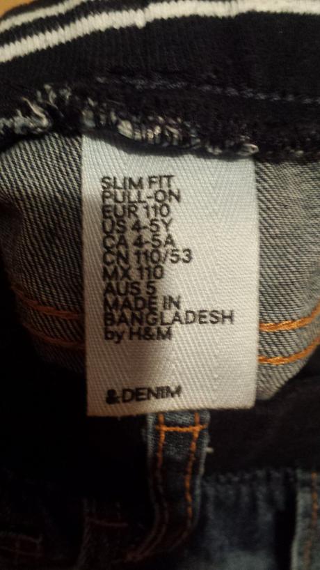 Rifle h&m slim fit 110, h&m,110