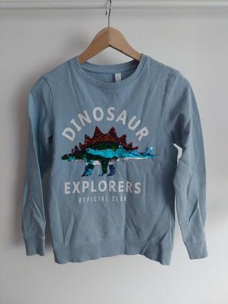Mikina dino, h&m,134