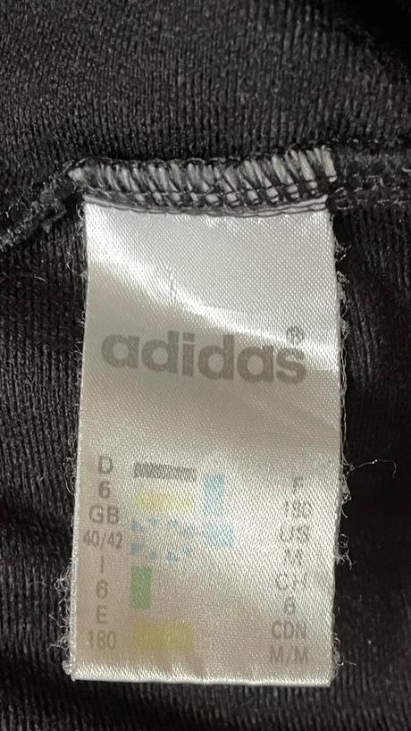 Čierno-červená mikina na zips s logom športová, adidas,m
