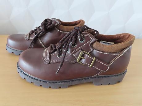 Chlapčenské kožené topánky na jar, veľ.35, 35