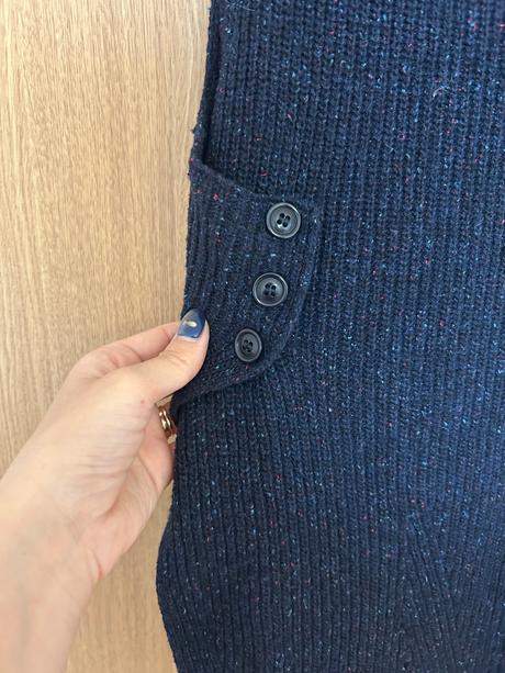 Annamaria 80percent vlny unikatny vest, m