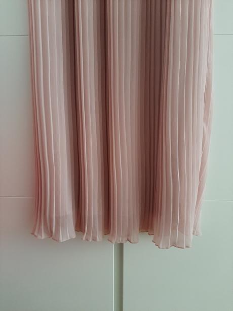 Dlhe plisovane saty hm, h&m,s