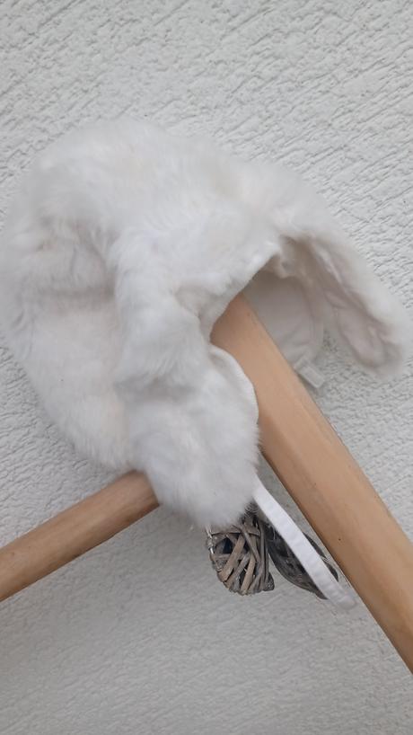 Čiapka baranička s uškami h&m a s poštovnym, h&m,68