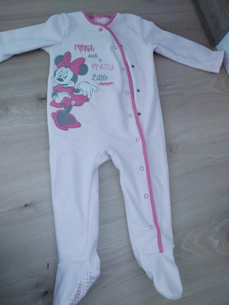 Flisovy overal minnie f&f jar, jeseň dl 65-67 cm, f&f,80